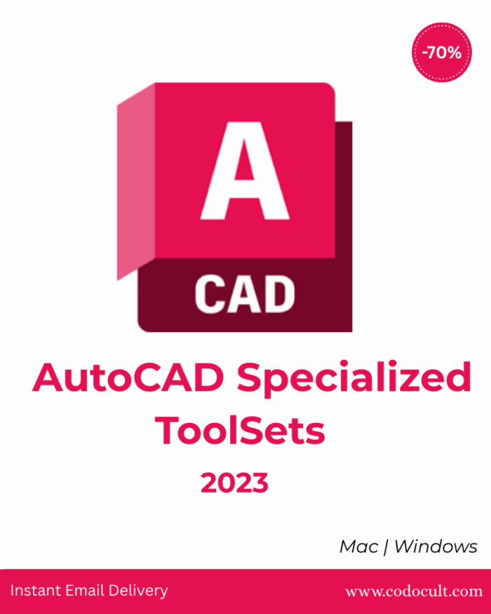 AutoCAD Specialized Toolsets 2023