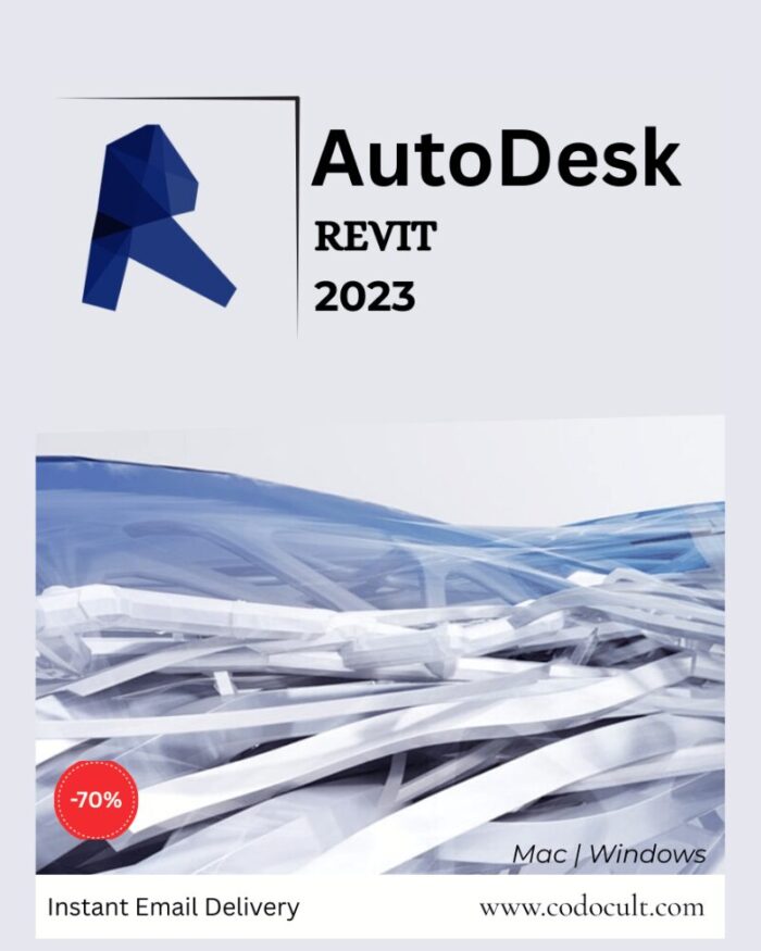 Autodesk Revit 2023 for Mac/Windows | 1-Year Student License | Instant Email Delivery